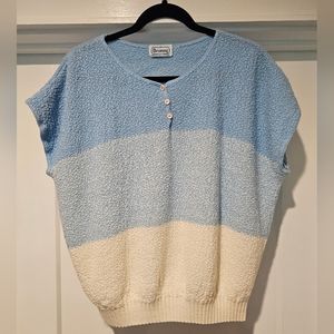 Brunny Vintage Sweater Shirt Springtime Blue